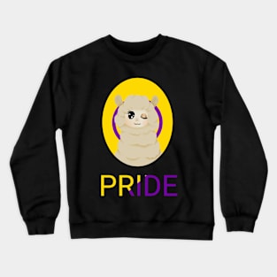 INTERSEX PRIDE Alpaca Crewneck Sweatshirt